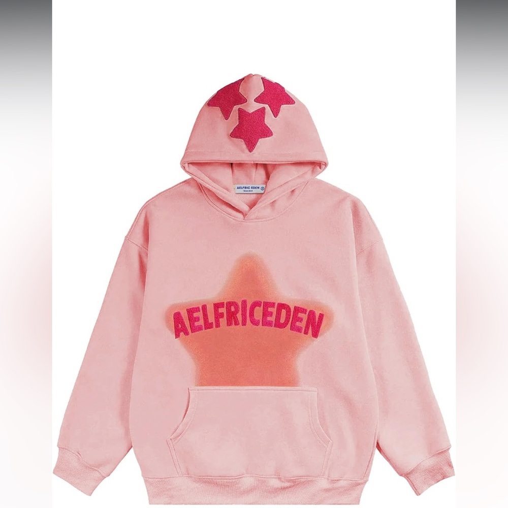 Aelfric Eden Pink Star Hoodie